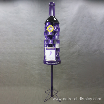 Wine Bottle Display Stand For Gourmet Restaurant